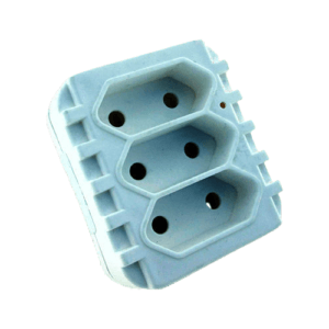 Euromate Adaptor Triple 3X2 Pin