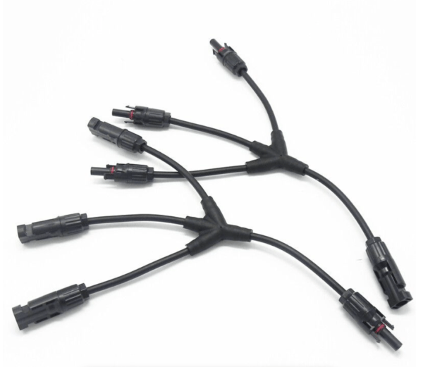 1 To 3 MC4 Connectors Y-Branch