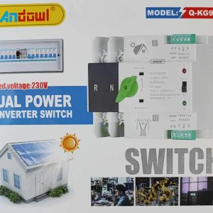 Andowl Q-KG910 Din Rail 100Amp 2 Pole AC220v Automatic Dual Power Transfer Switch