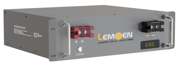 Lemoen: Battery Li Ion ECO 2.56KWH 25.6V 100Ah