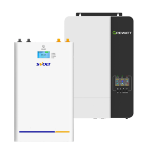 Growatt 48V 5KW Inverter And SVolt 51.2V 106Ah 5.4 kWh Lithium Battery Combo