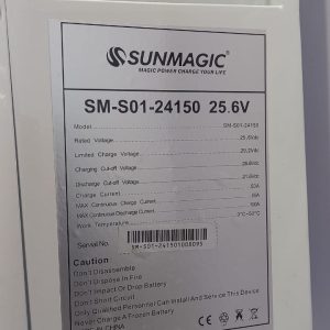 Sunmagic 25.6V 150AH 3.8Kwh Lithium Battery LiFePO4