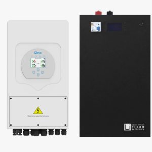 Deye 5kW Hybrid Inverter and LBSA 5.3kWh Wall Mount Battery Combo