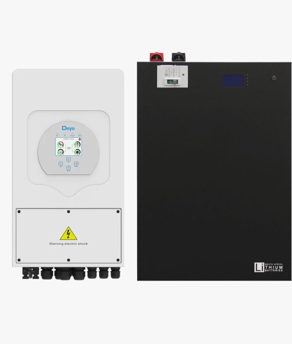 Deye 5kW Hybrid Inverter and LBSA 10.6kWh Wall Mount Battery Combo