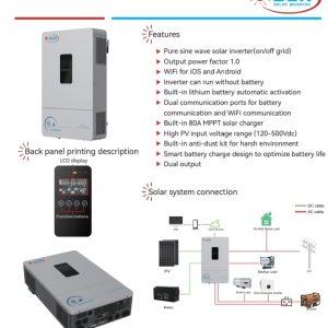 SUN 5KW 48V Hybrid Solar Parallel Inverter S-2851